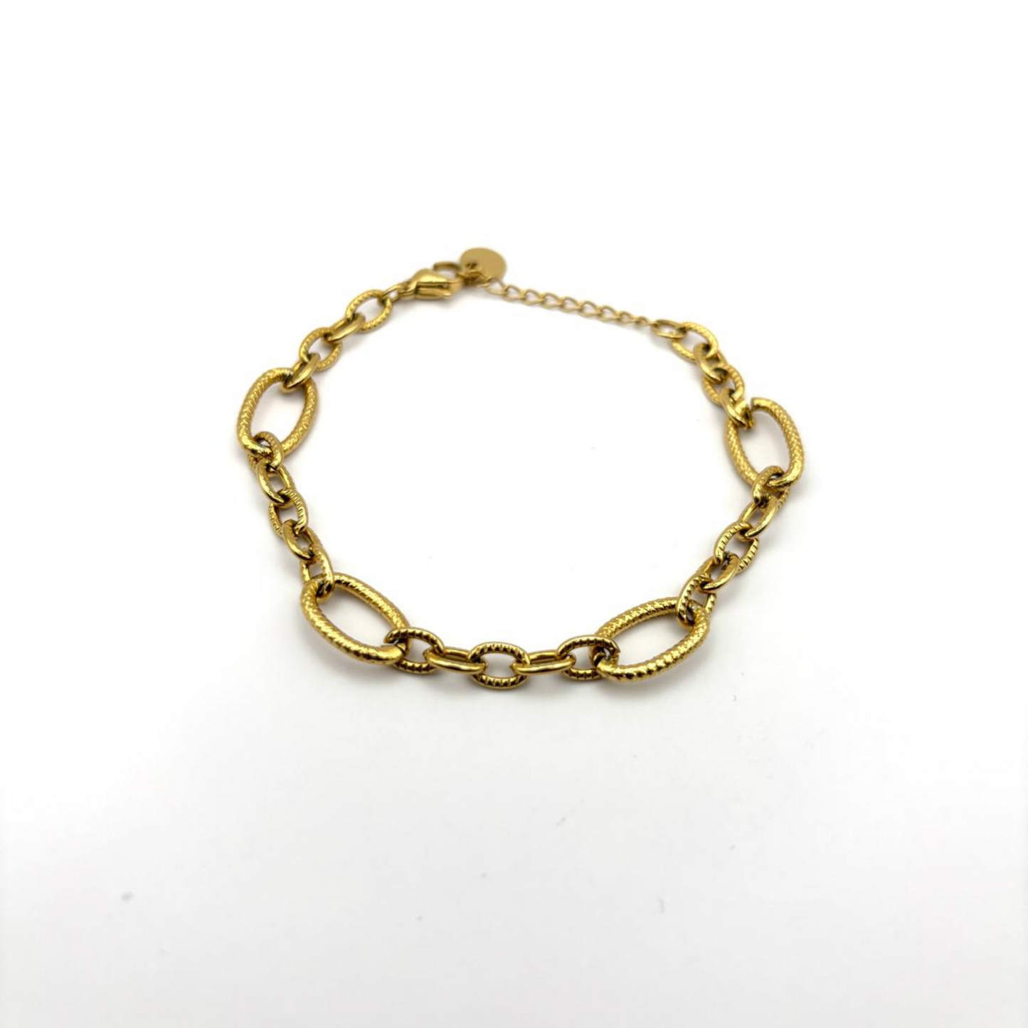 bracelet-dore-chaine-acier-inoxydable