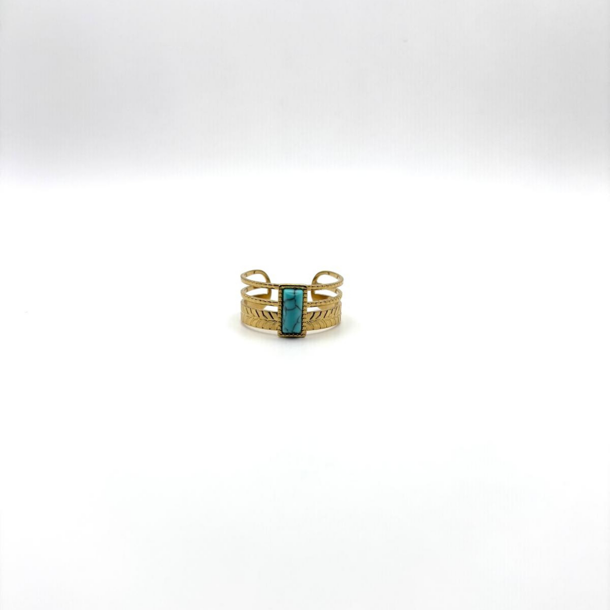 bague-dore-pierre-acier-inoxydable-turquoise