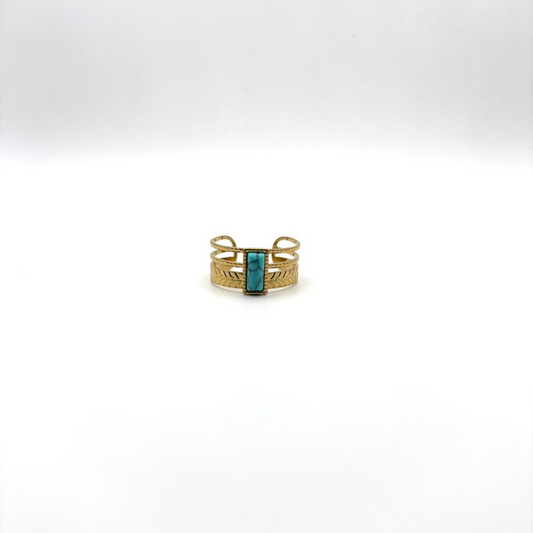 bague-dore-pierre-acier-inoxydable-turquoise